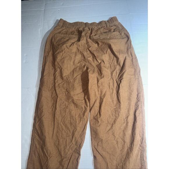 Gap Solid Brown Tl Cropped Pants Womens Ankle Length Khaki Size 4 - Picture 9 of 10